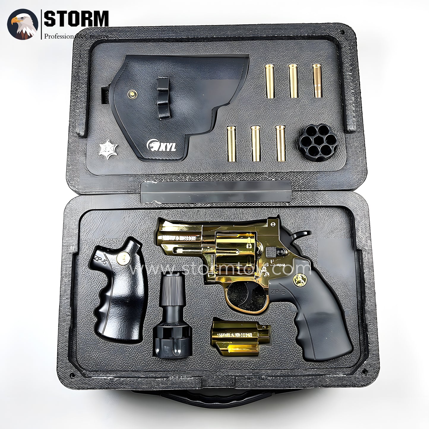 New Metal ZP-5 Revolver Gel Blaster/Soft Bullt Toy Gun