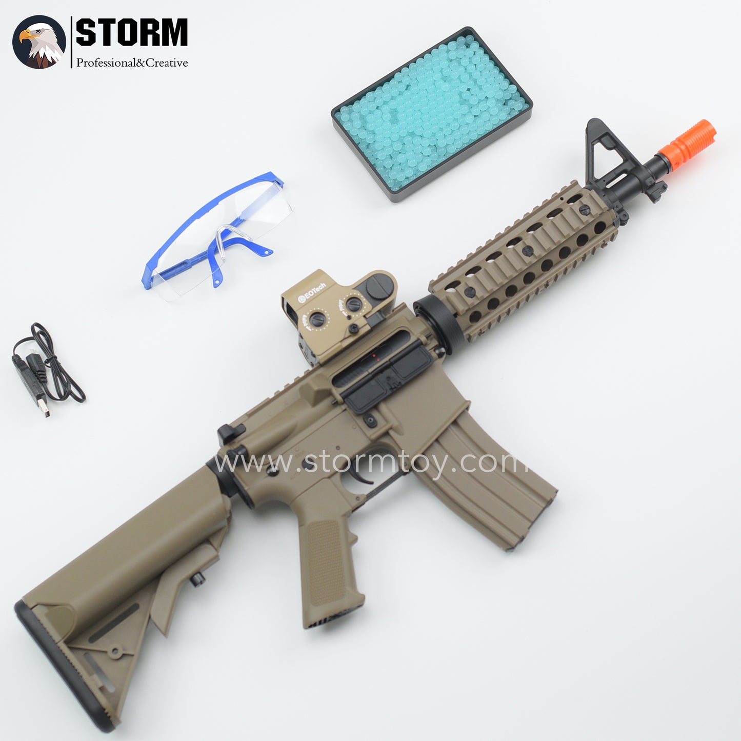 New M4CQB 11.1V gel blaster high speed Adult type