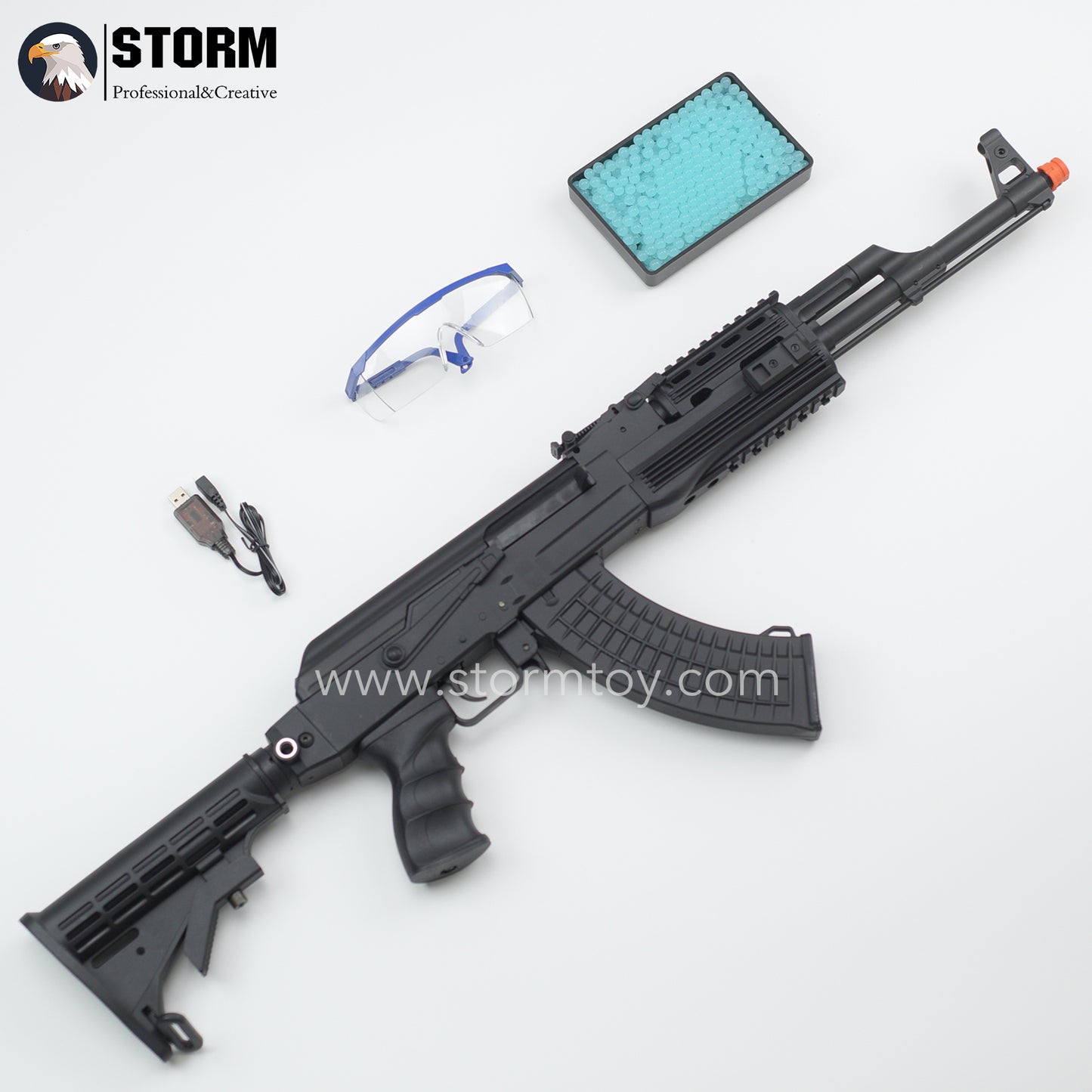 New AK47 Gel Ball Fast Launcher Tactical version