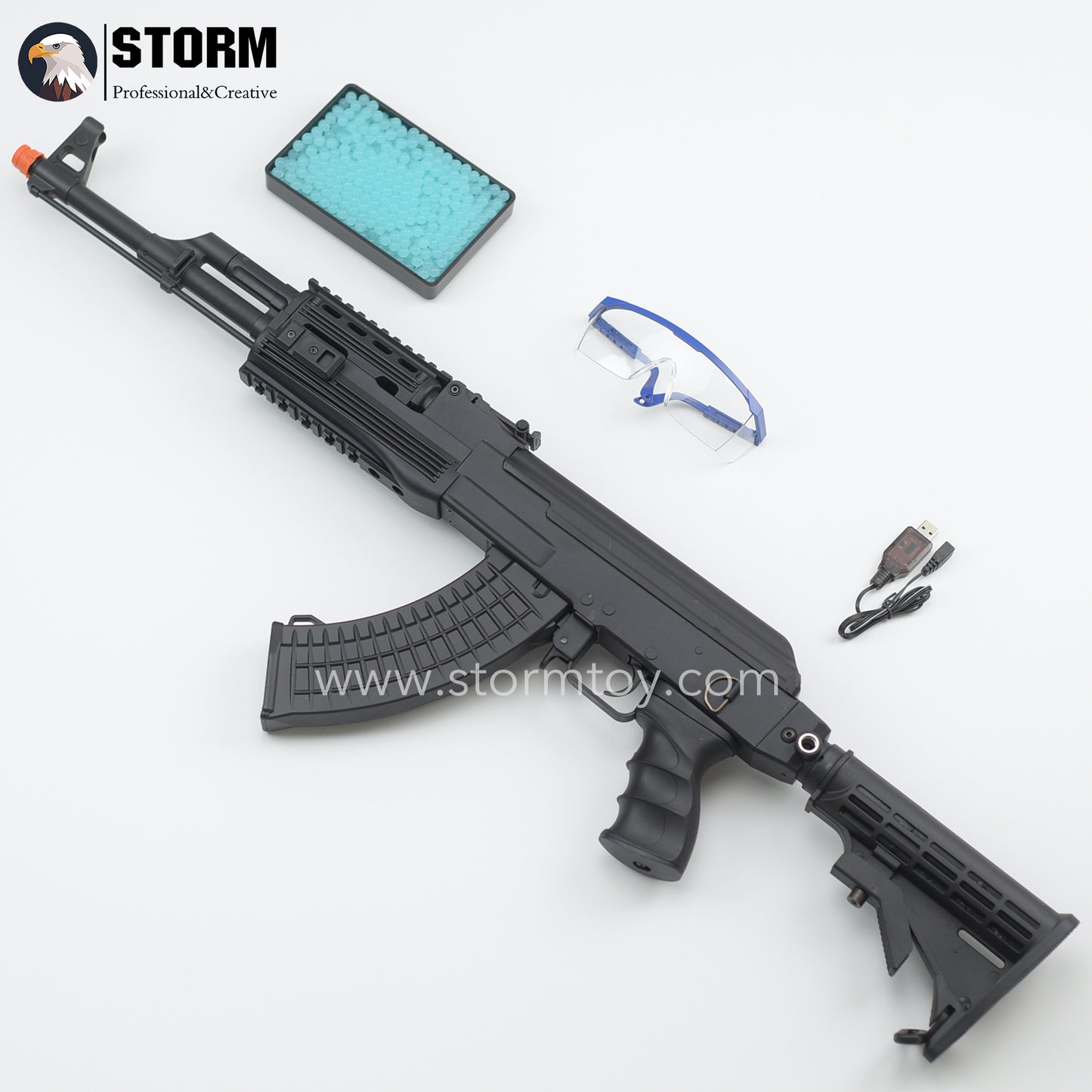 New AK47 Gel Ball Fast Launcher Tactical version