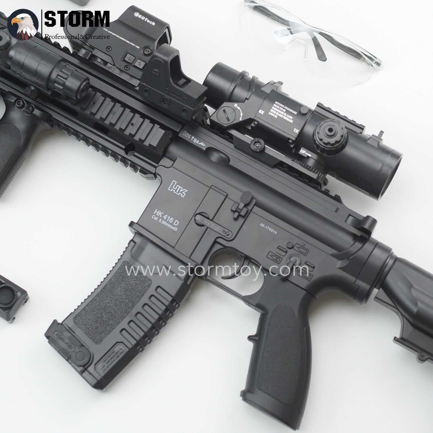 HK416D Gel Ball Blaster Toy Gun Full Accessories