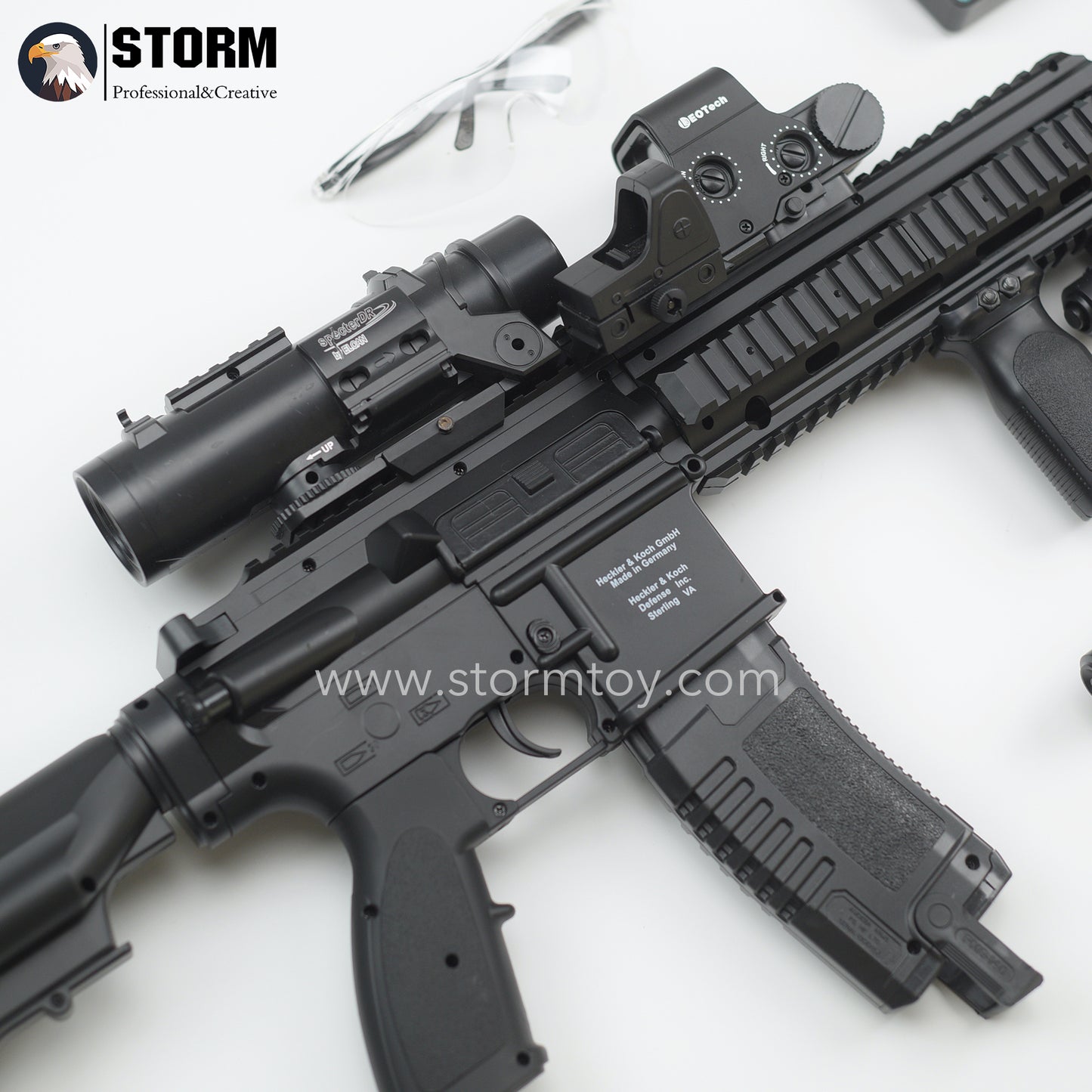 HK416D Gel Ball Blaster Toy Gun Full Accessories