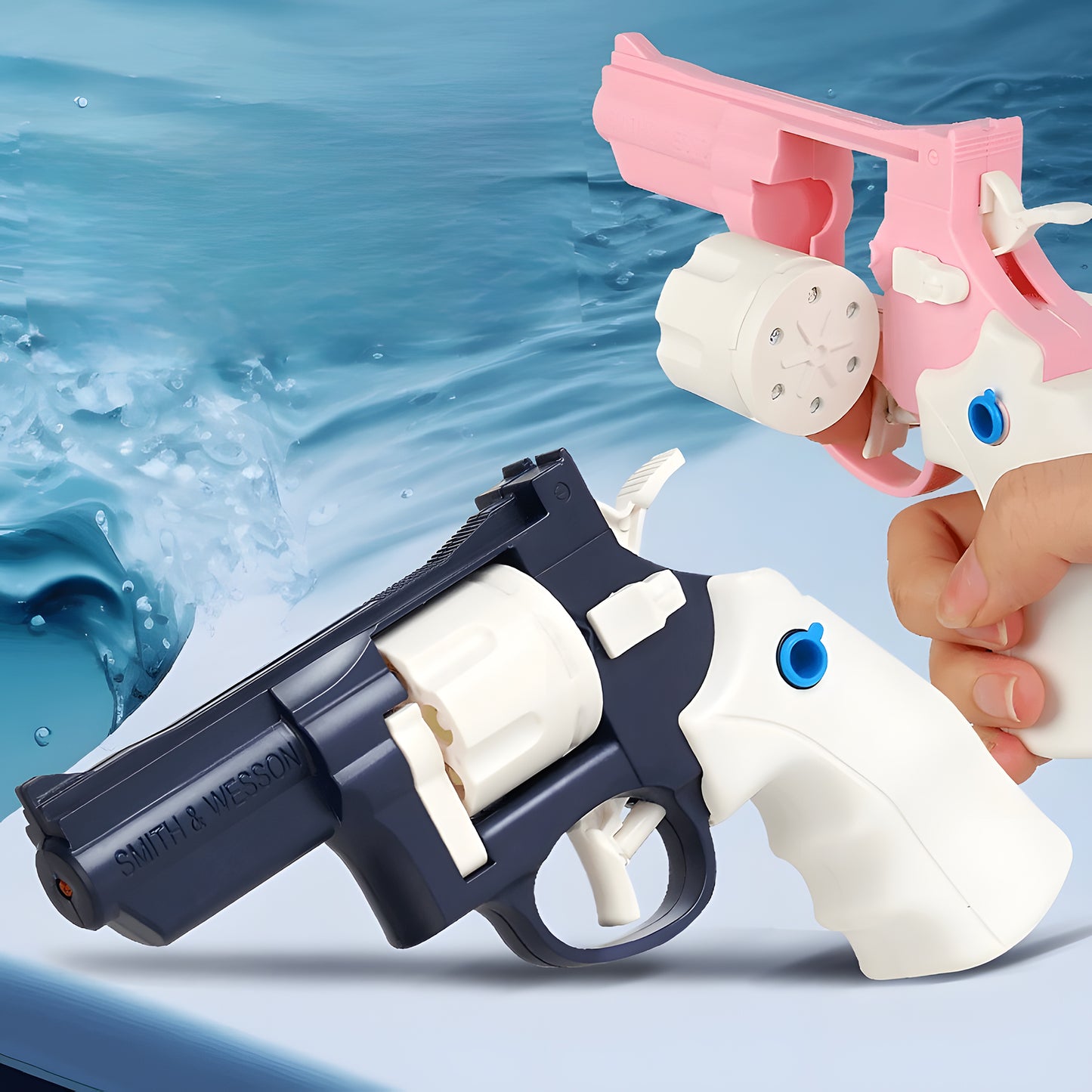 Revolver Mechanical Repeating Water Gun