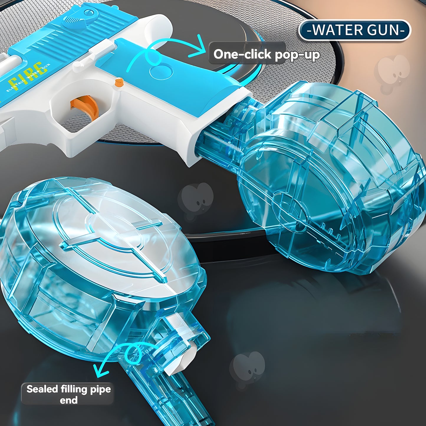 Recoil Electric Toy Water Gun