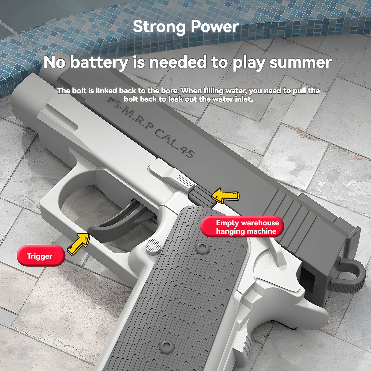 M1911 Manual Repeating Toy Water Gun