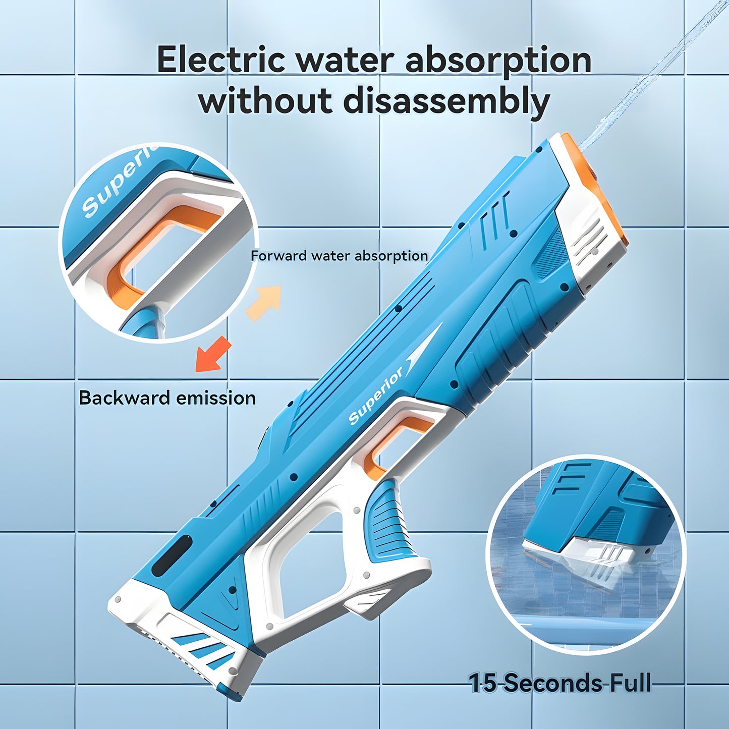 Electric Rechargeable Water Gun