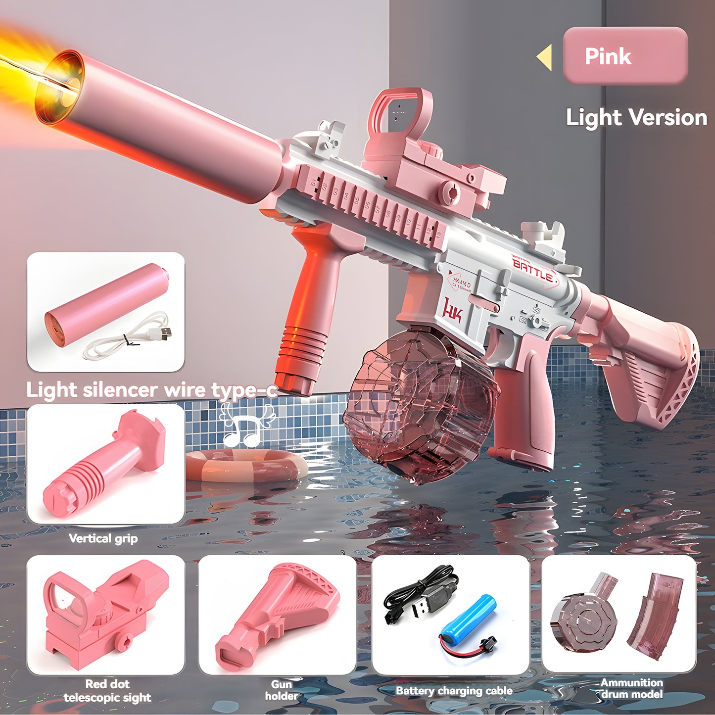 M416 Electric Water Gun