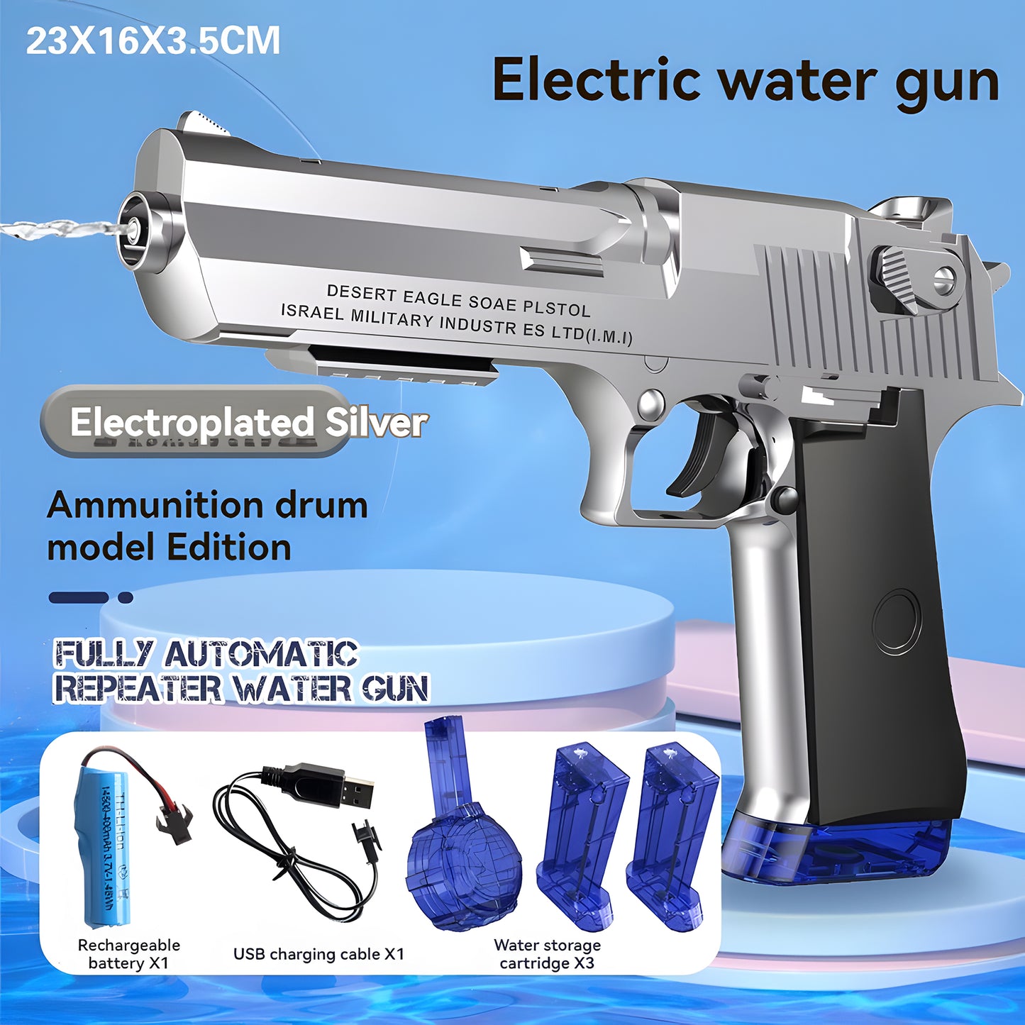 Large Electric Repeating Water Gun