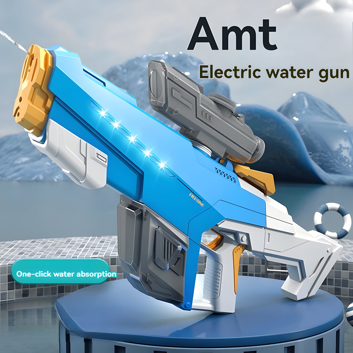 Semi-Automatic Electric Repeating Water Gun