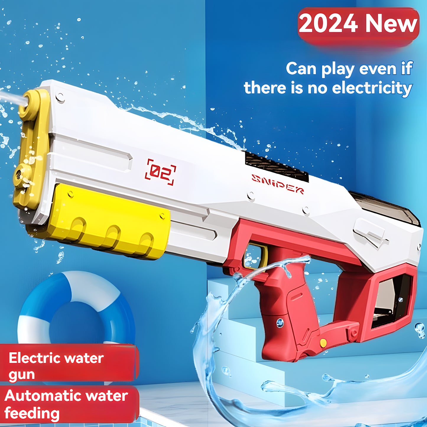 Pulse Electric Repeating Water Gun