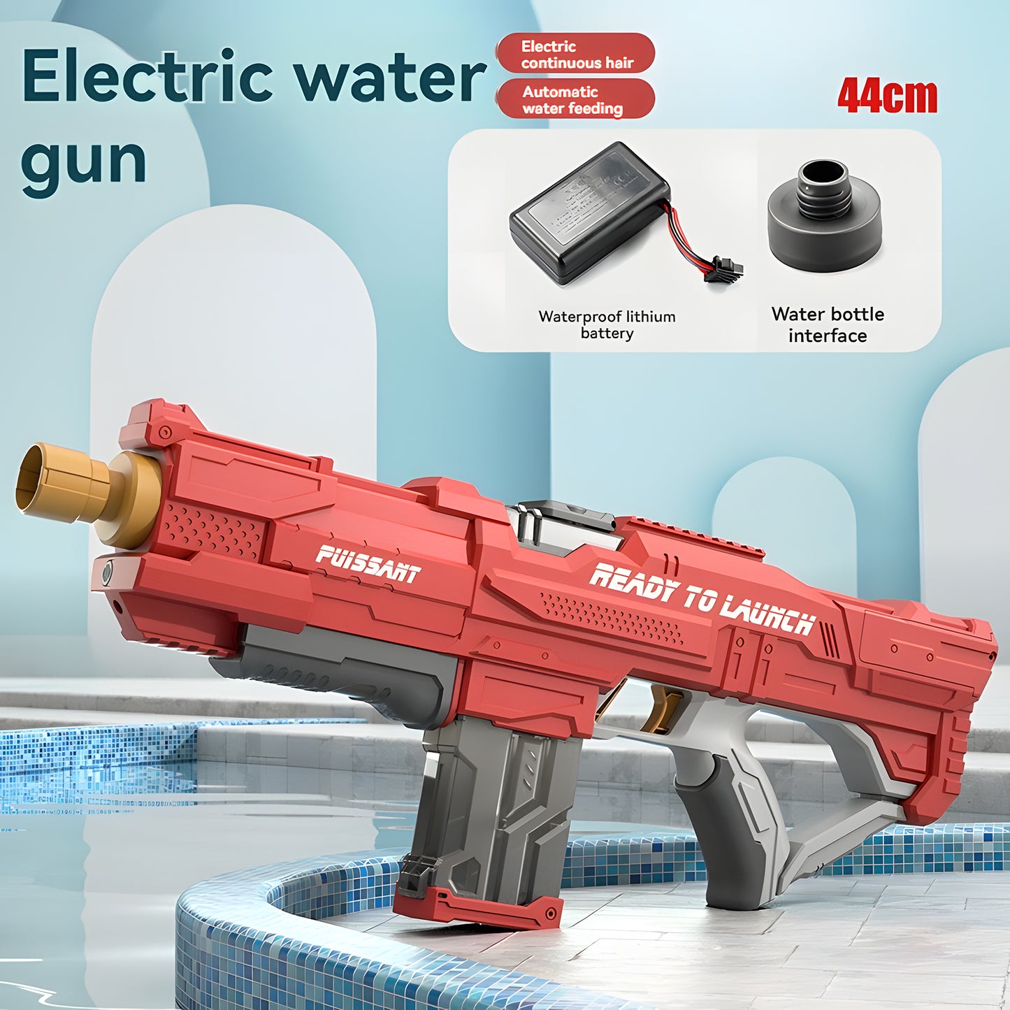 Self-Priming Electric Repeating Water Gun