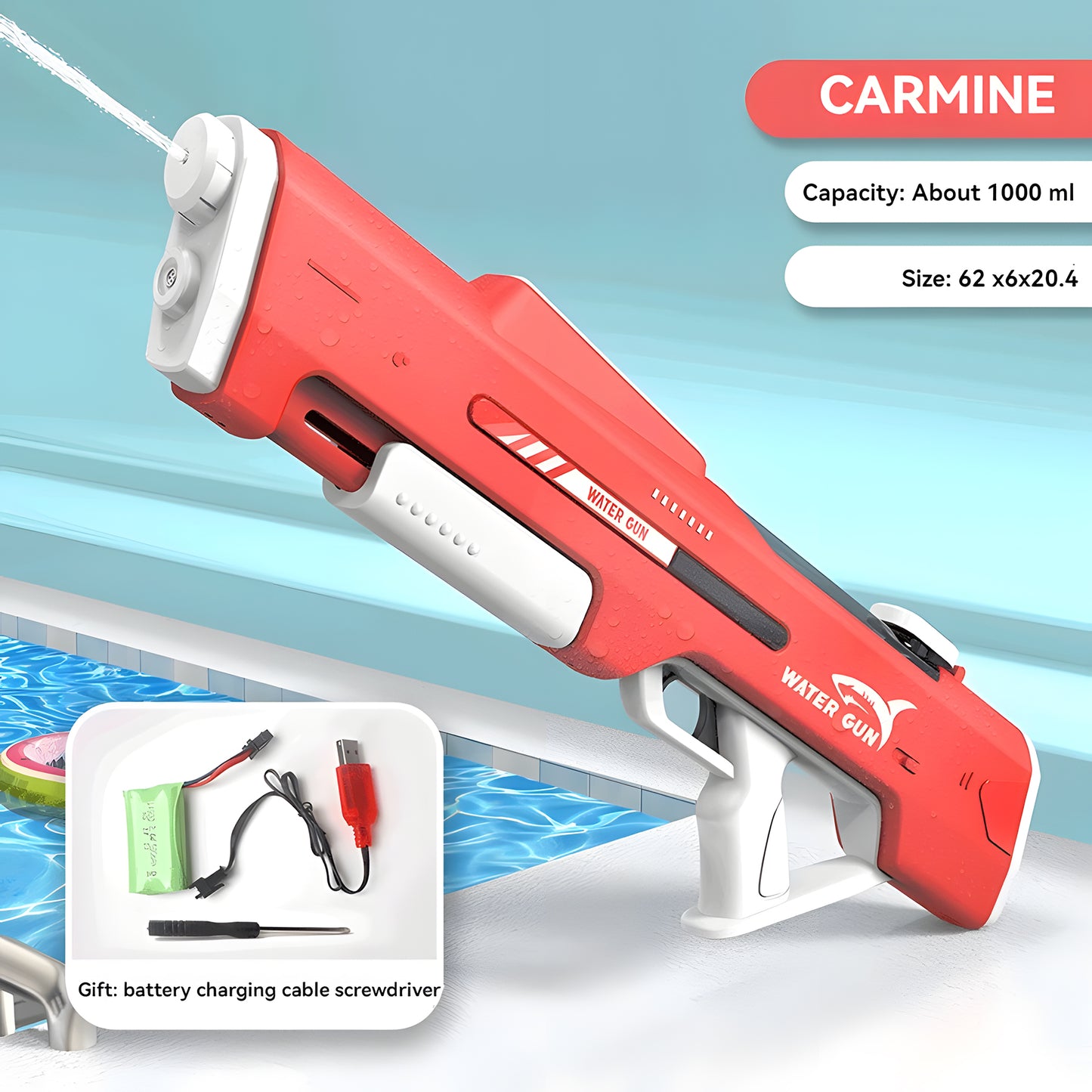 New Automatic Electric High-Capacity Soaker Water Gun