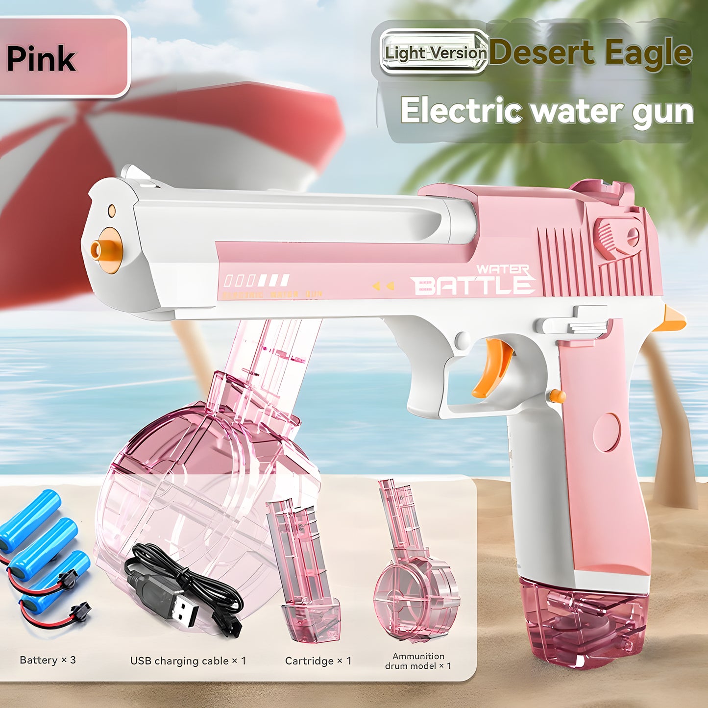 Fully Automatic Rechargeable Water Gun