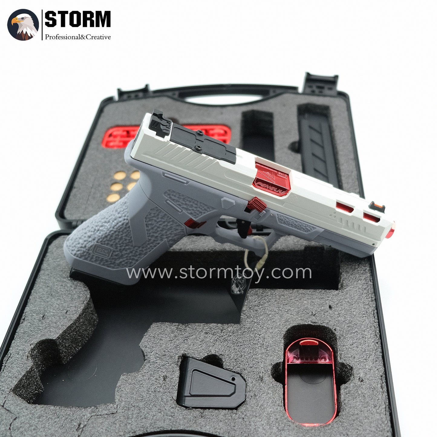 New Glock17 Si Soft Bullet Nerf Pistol