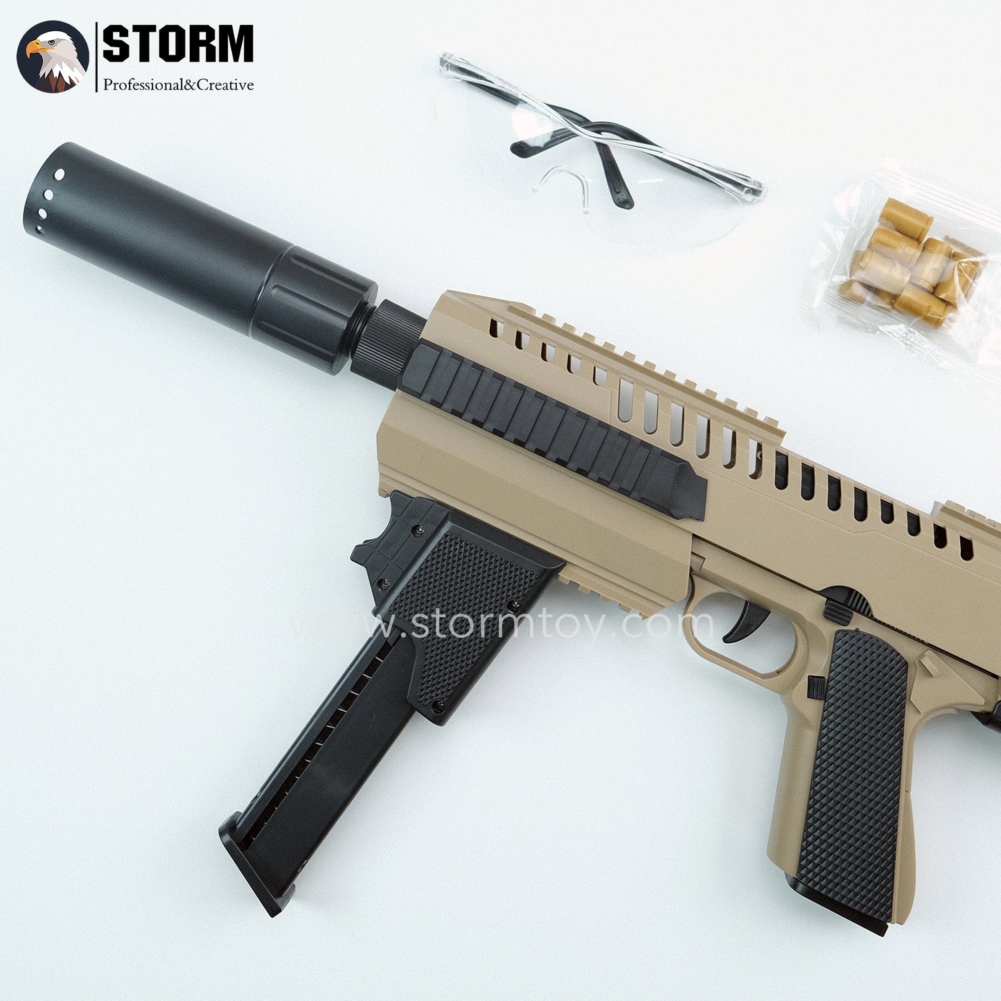 New M1911 With Carbine Kit Shell Ejecting Blowback Pistol