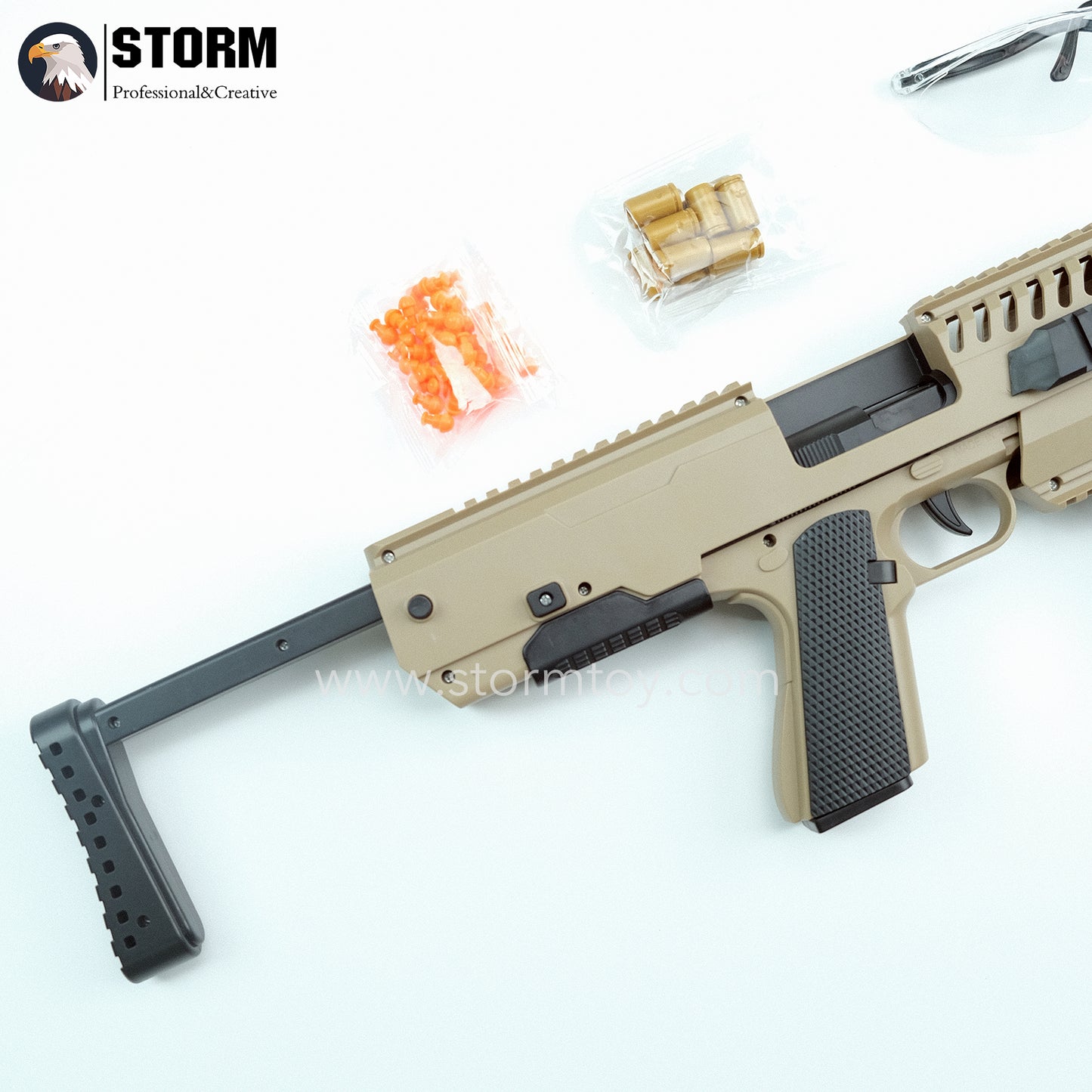 New M1911 With Carbine Kit Shell Ejecting Blowback Pistol