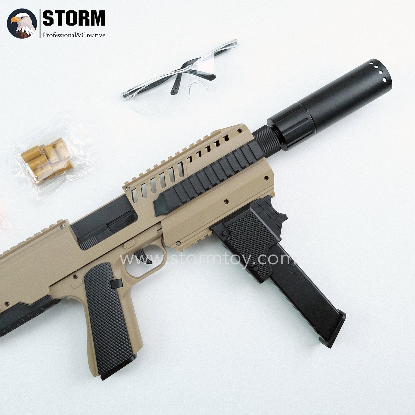 New M1911 With Carbine Kit Shell Ejecting Blowback Pistol