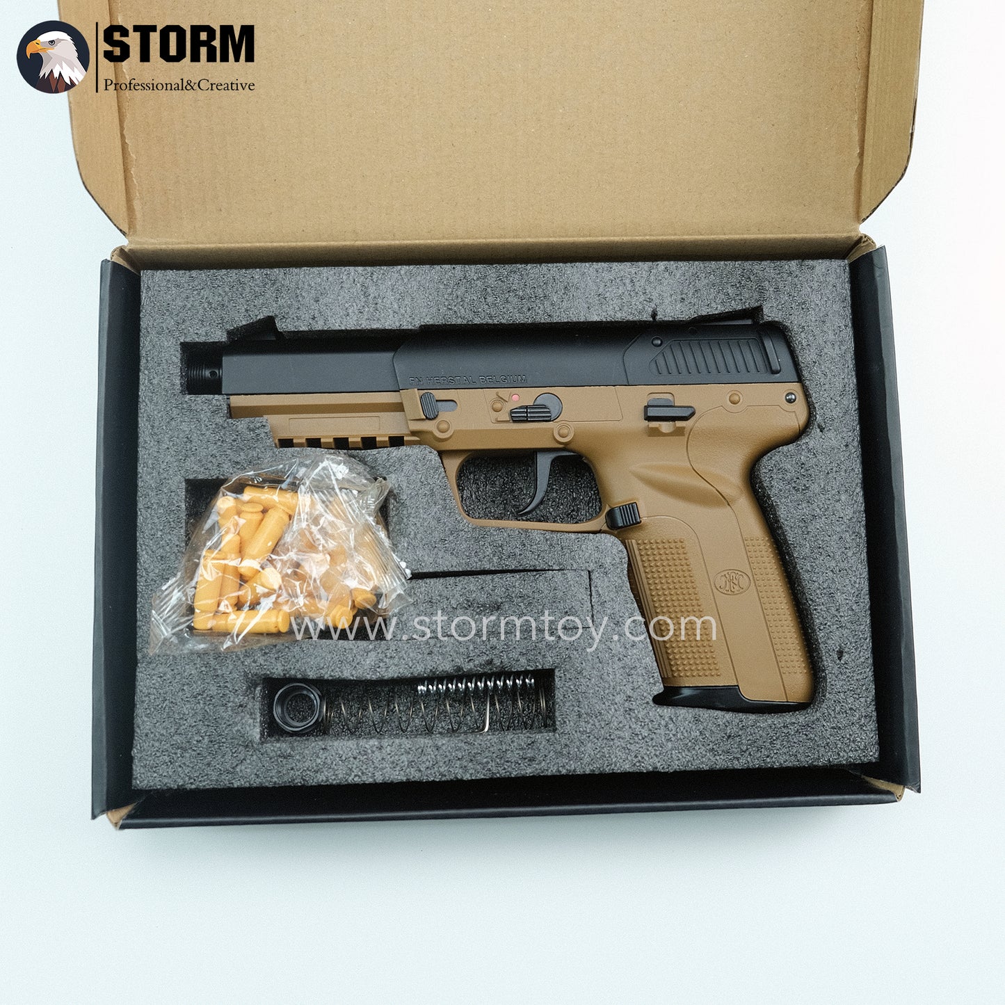 New FN57 Blowback Shell Ejecting Laser Pistol