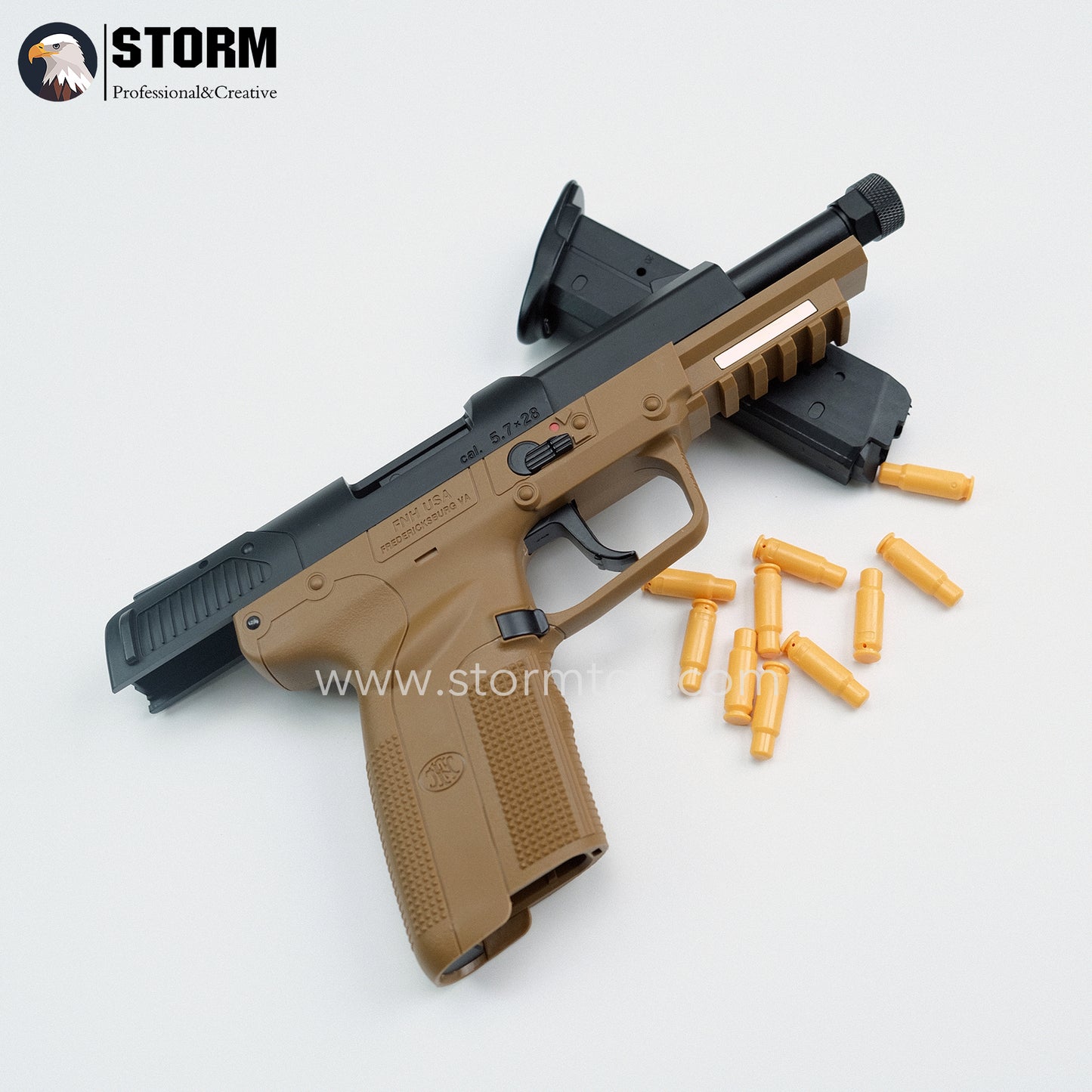 New FN57 Blowback Shell Ejecting Laser Pistol