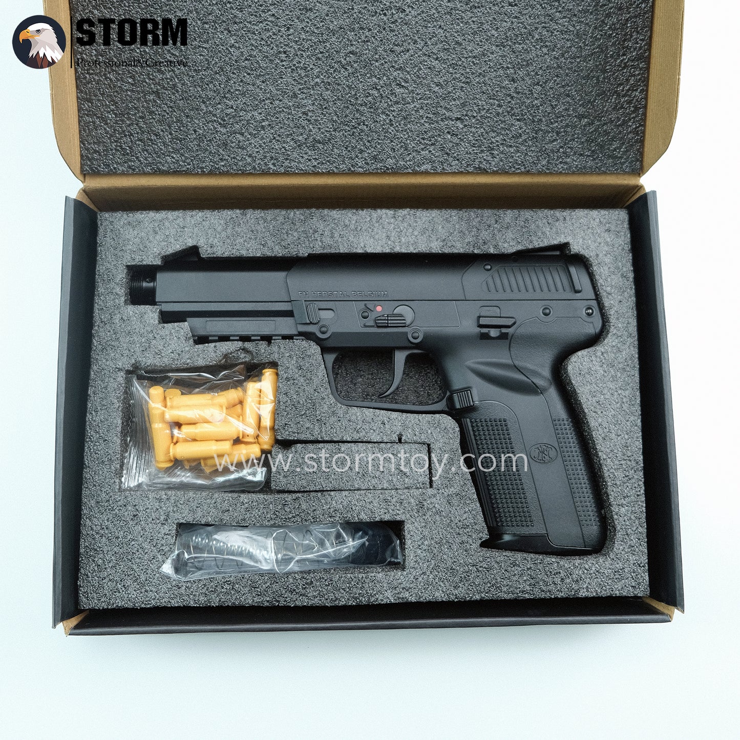 New FN57 Blowback Shell Ejecting Laser Pistol