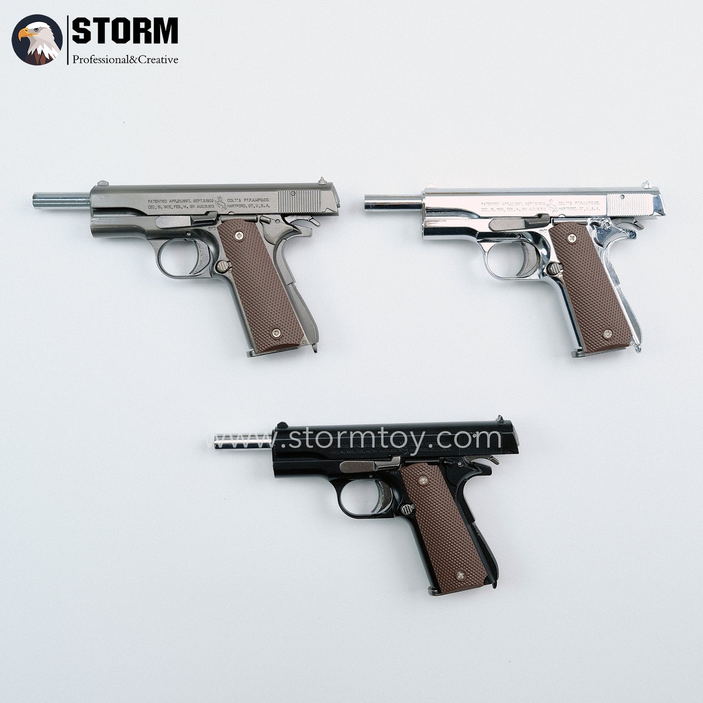 New 1:2.05 M1911 Metal Model Shell Ejection Non-launchable