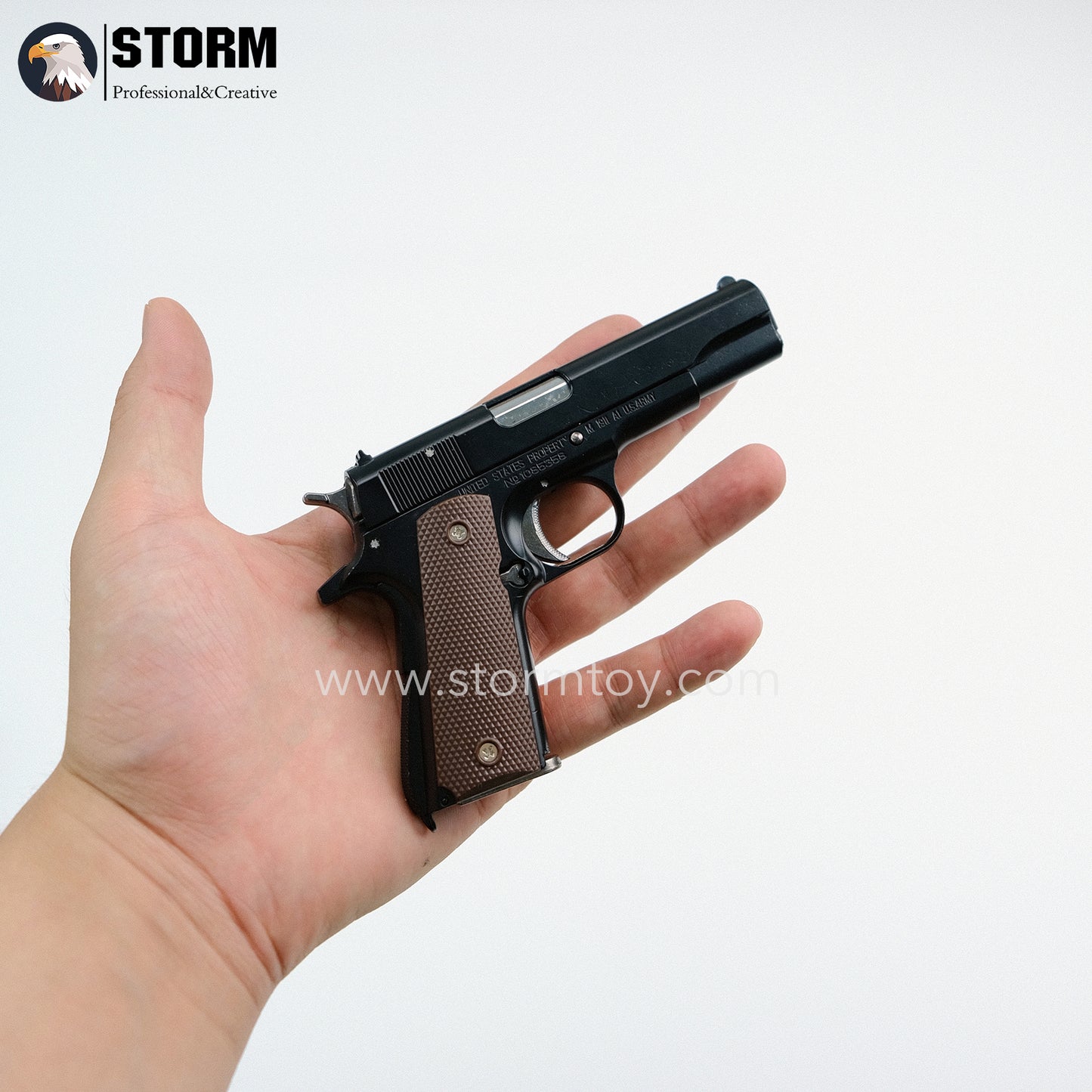 New 1:2.05 M1911 Metal Model Shell Ejection Non-launchable