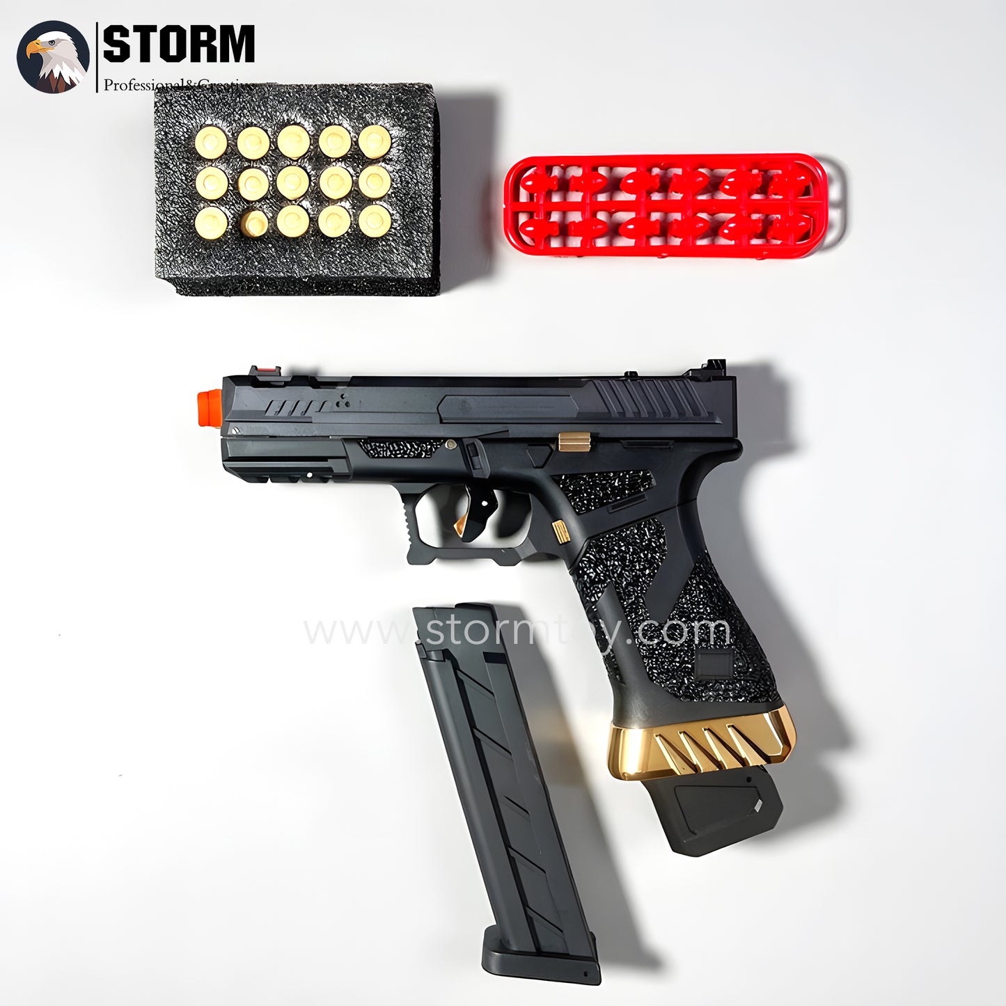 New Glock17 Si Soft Bullet Nerf Pistol