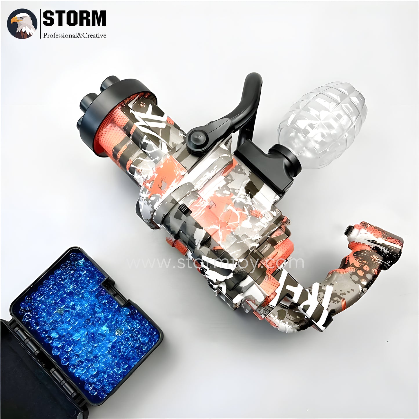 New Gatling Gel Blaster Rotary Machine Toy Gun