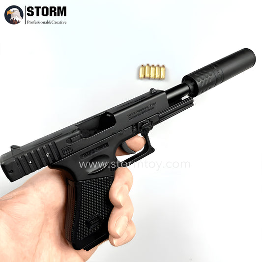 New 1:2.05 Glock 18C Metal Model Detachable