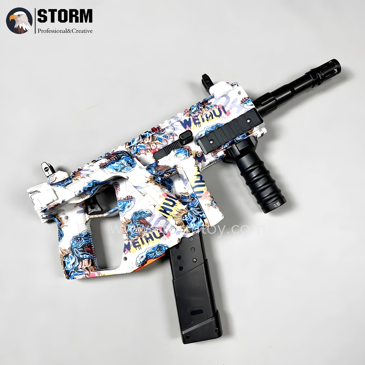 Exquisite Graffiti Vector Gel Blaster With Forward And Backward Movable Bolt