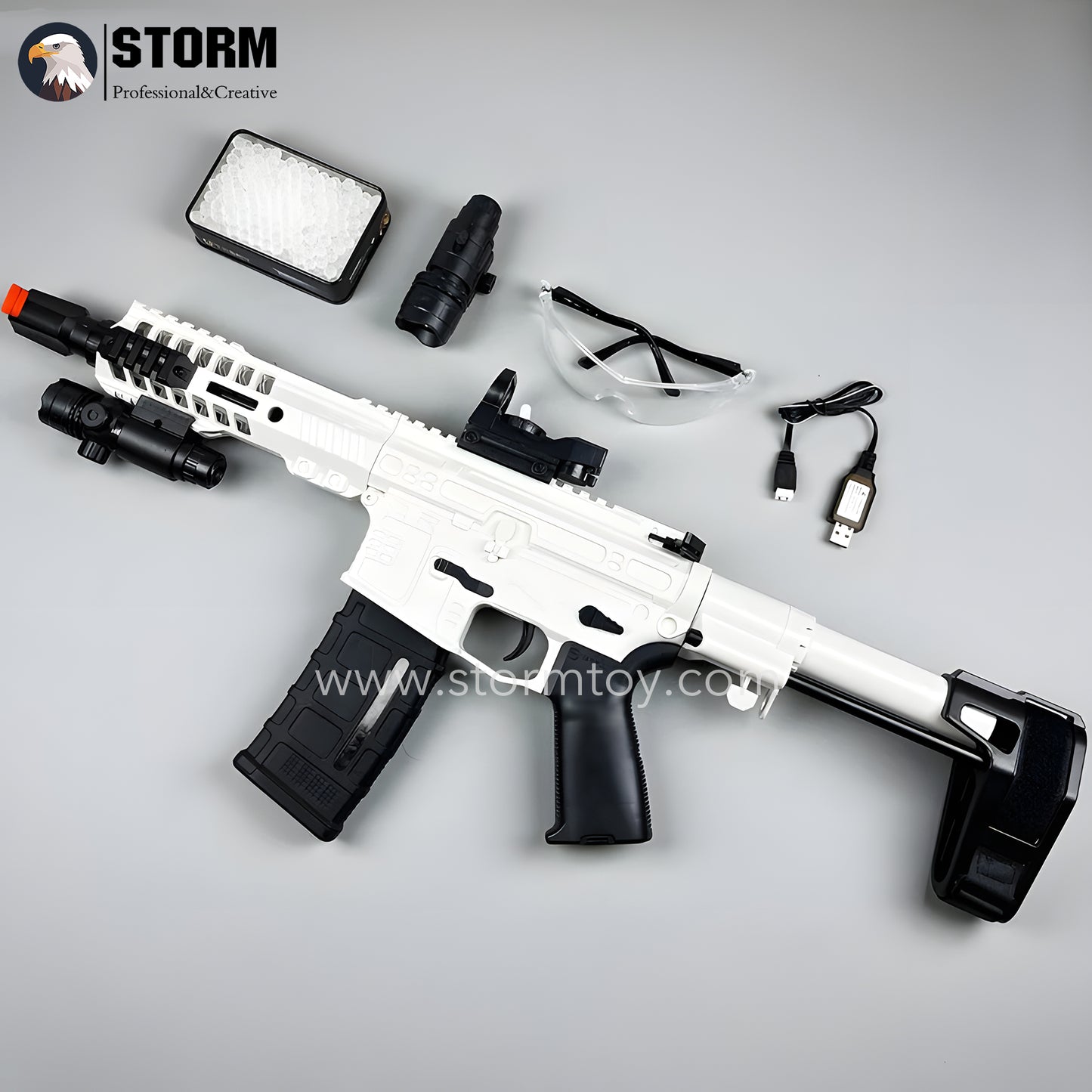 SLR Gel Blaster 2.0 With Forward And Backward Movable Bolt