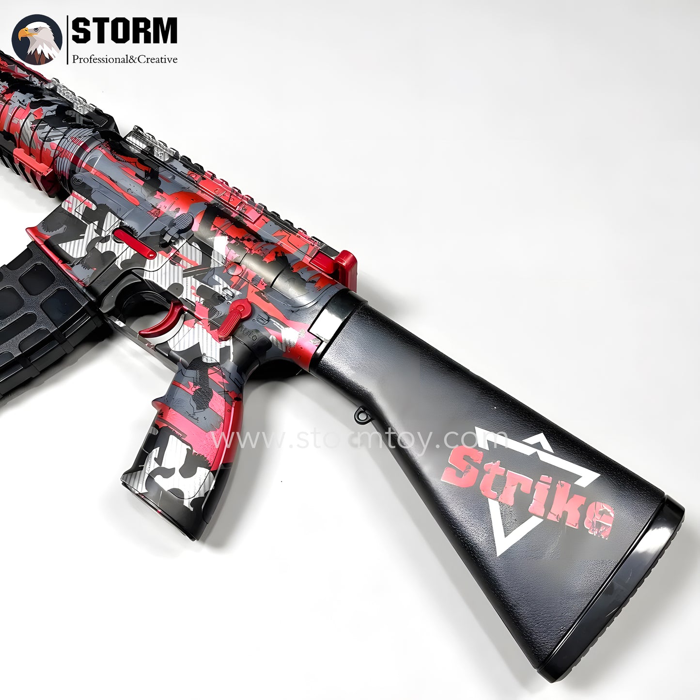 M16 Graffiti Gel Blaster With Mild Recoil Simulation