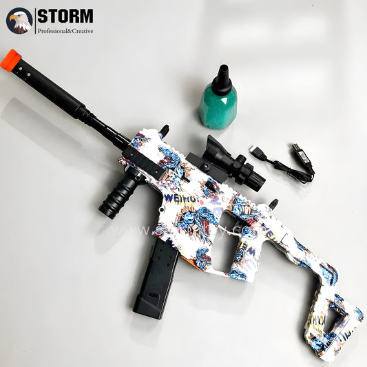 Exquisite Graffiti Vector Gel Blaster With Forward And Backward Movable Bolt