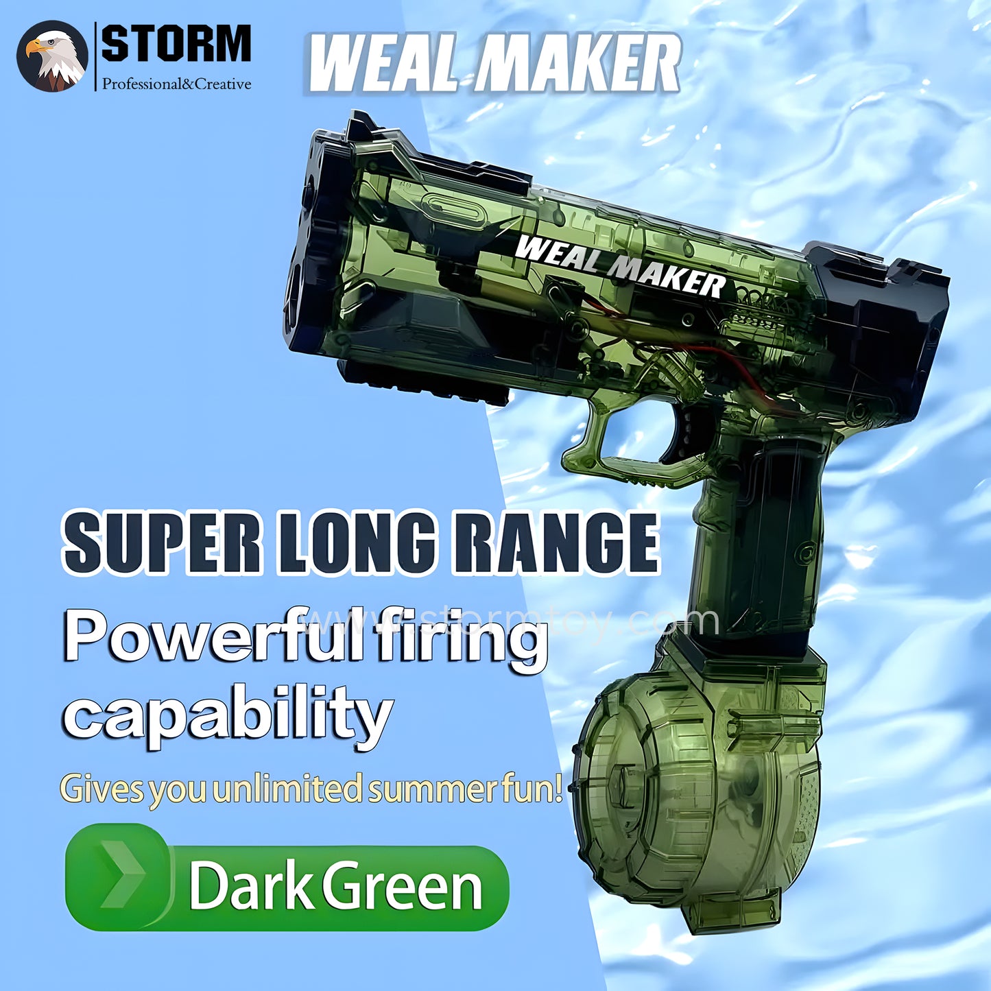 New Weal Maker Electric Burst Water Gun High Pressure