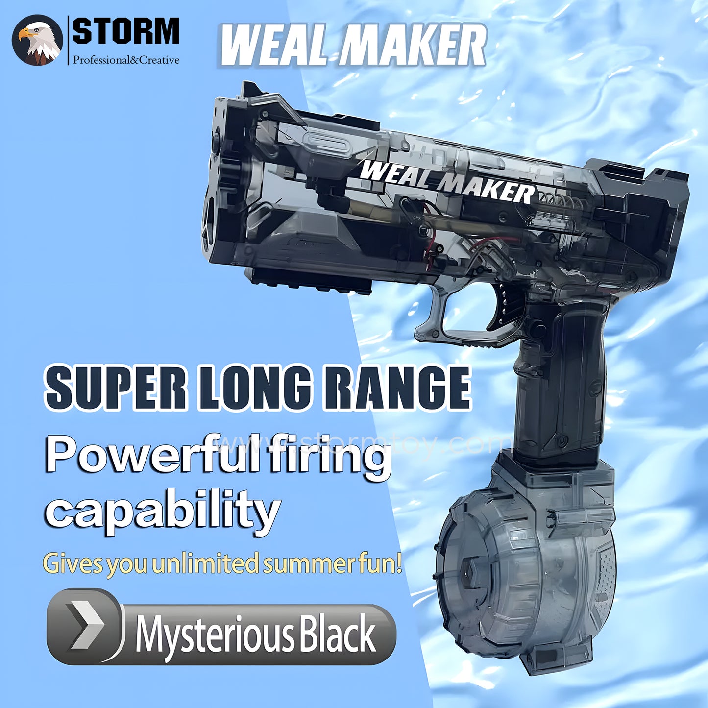 New Weal Maker Electric Burst Water Gun High Pressure