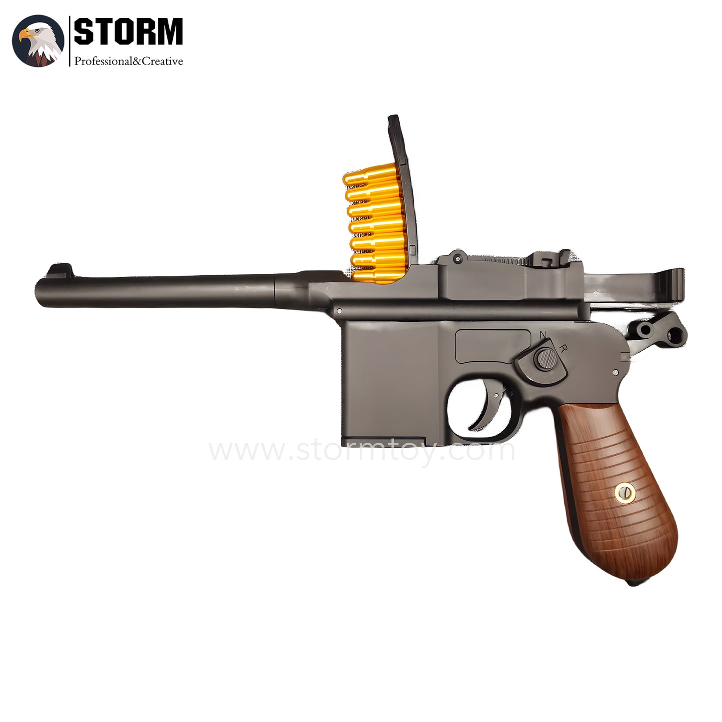 Mauser C96 Shell Ejecting Laser Toy Gun