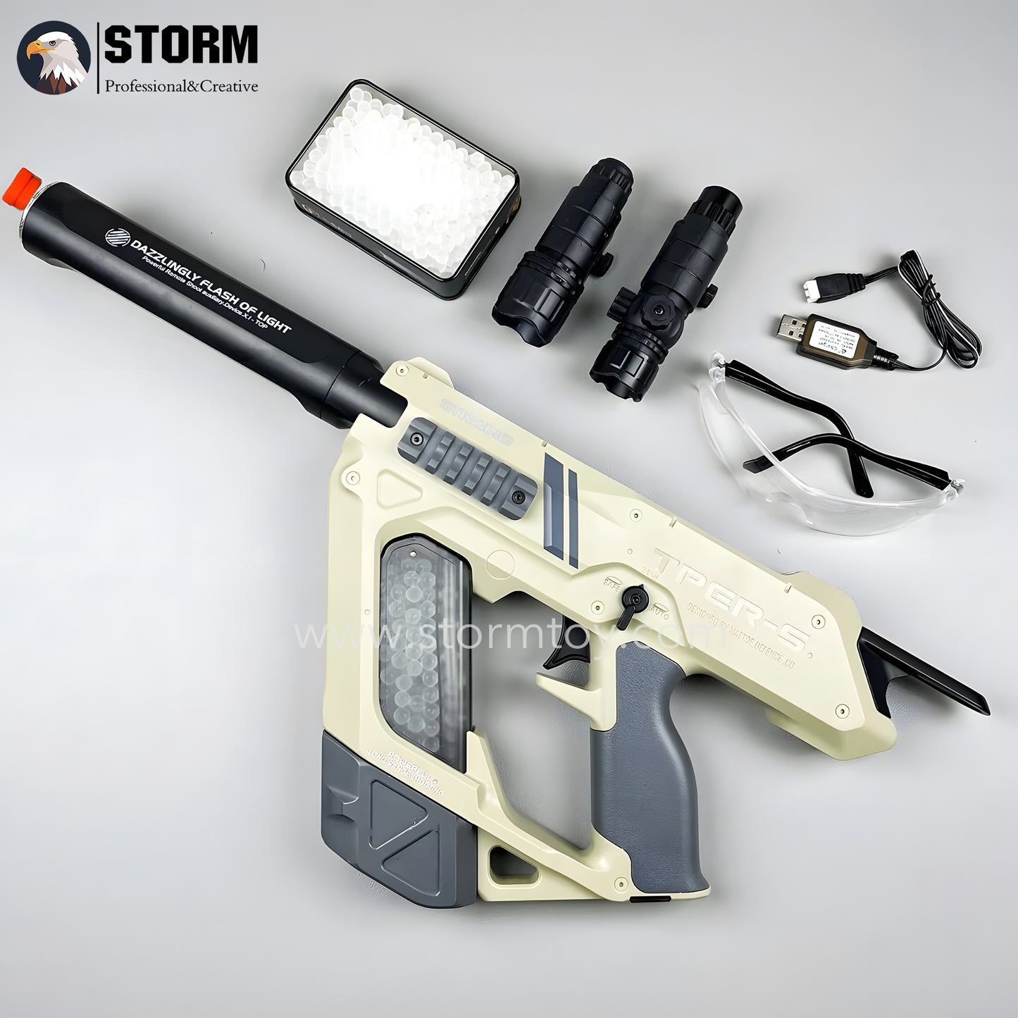 New Thunderbolt-S Gel Blaster With Rainbow Tracer