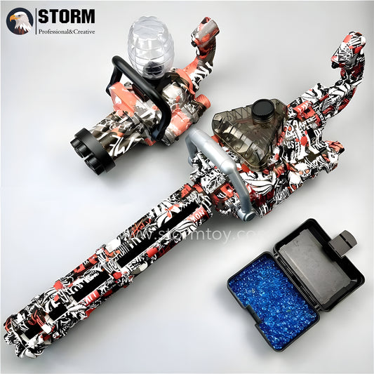 New Gatling Gel Blaster Rotary Machine Toy Gun