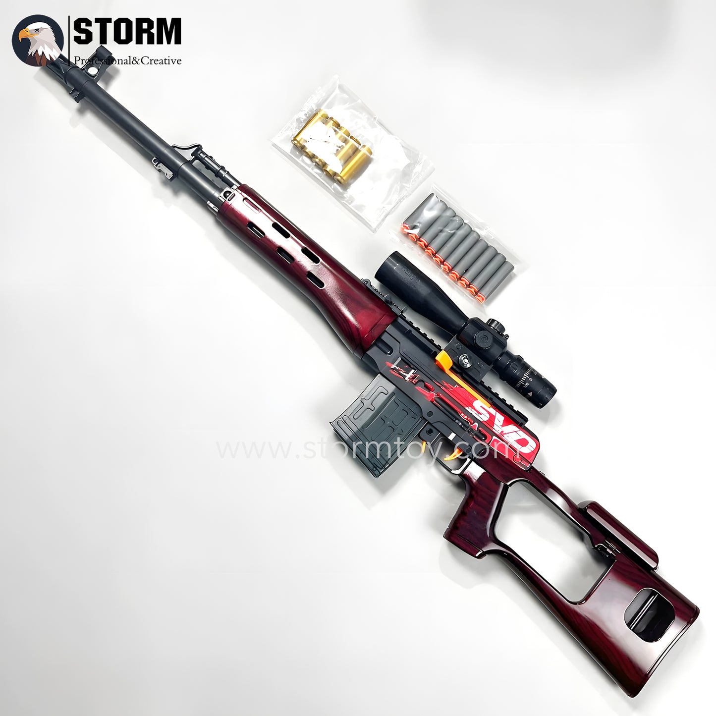 New SVD Sniper With Exquisite Color Soft Bullet Gun Toy