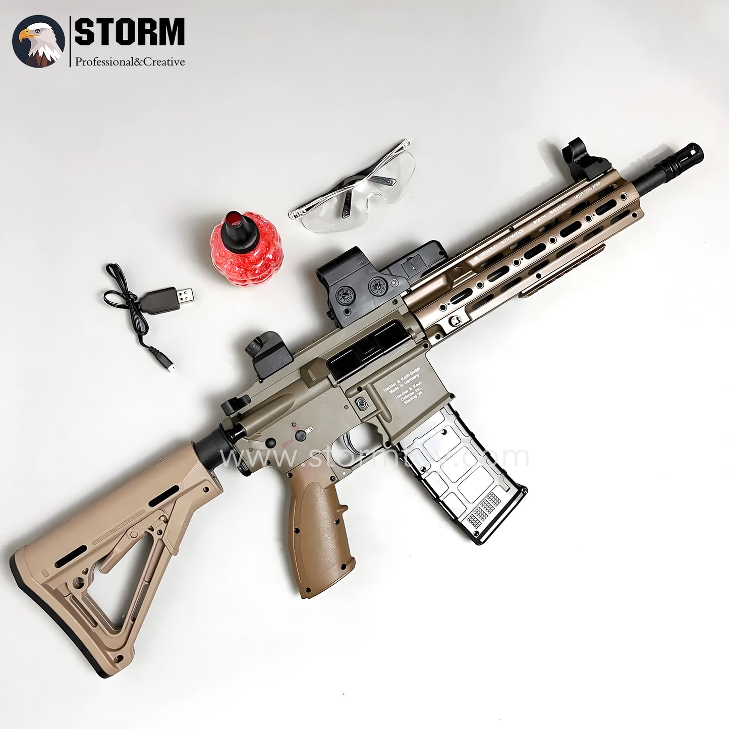 HK416D Gel Blaster With SMR Handguard