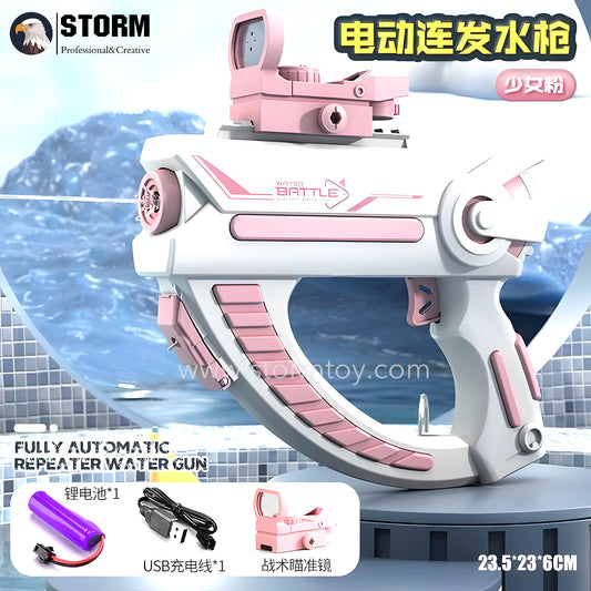 NEW Glock M416 Space Water Gun Fully Automatic Pink